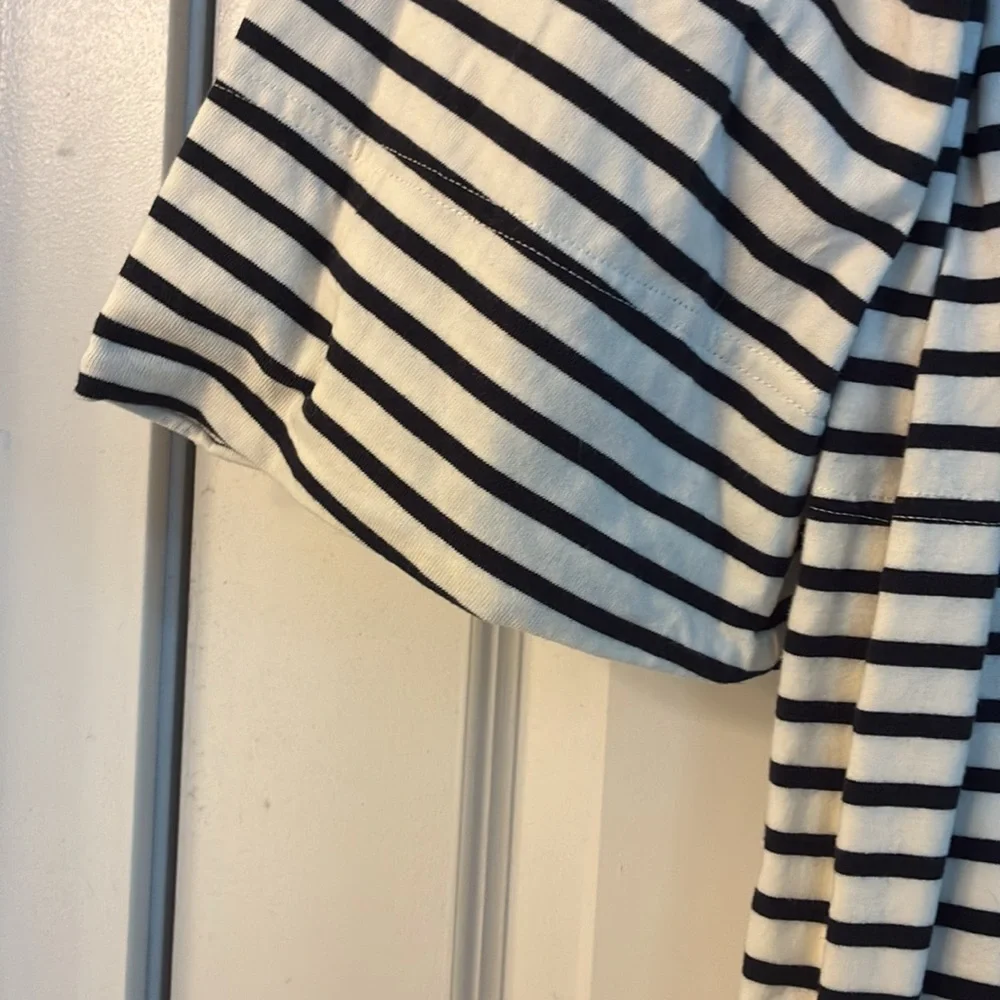 Free People Black and White Striped Mini Dress - Picture 3 of 3